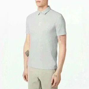 Lululemon men’s Evolution Polo-Heathered Vapor- size L